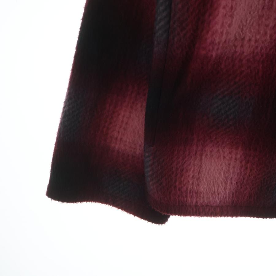 SUPREME シュプリーム 20AW Shadow Plaid Fleece shirt オンブレ フリース チェック シャツ レッド Supreme（シュプリーム） 20AW Shadow Plaid Fleece shirt オンブレ