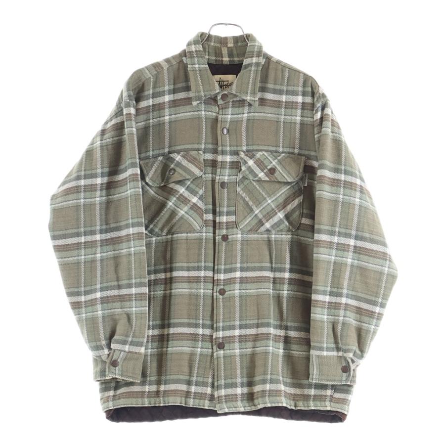 STUSSY（ステューシー） 90S 裏地キルティング チェック シャツ