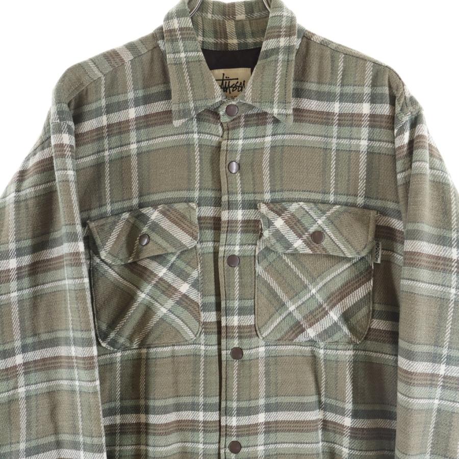 STUSSY（ステューシー） 90S 裏地キルティング チェック シャツ