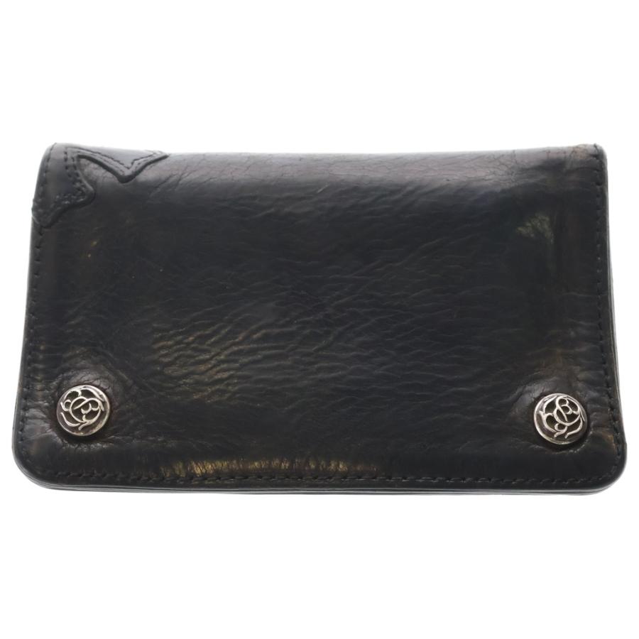 クロムハーツ　フローラルコンチョ　ウォレット CHROME HEARTS（クロムハーツ） 1ZIP 1ジップウォレット フローラル