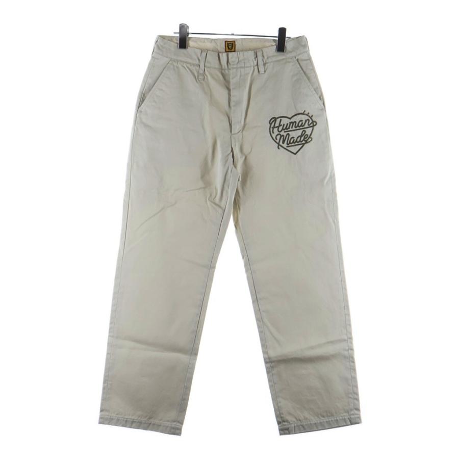 HUMAN MADE ヒューマンメイド ミリタリー チノパン ワークパンツ 刺繍 HUMAN MADE（ヒューマンメード） ヒューマンメイド CHINO PANTS ロゴ