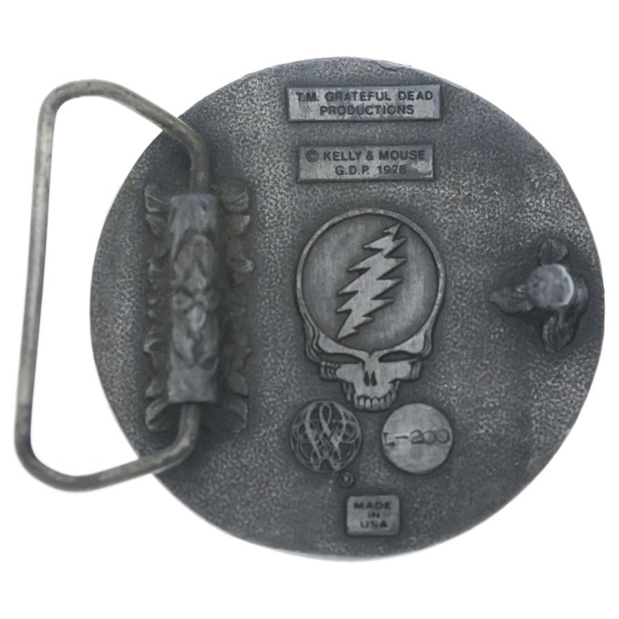 Grateful Dead グレイトフル デッド オーバル ベルト バックル シルバー GRATEFUL DEAD グレートフルデッド オーバル ベルト バックル シルバー
