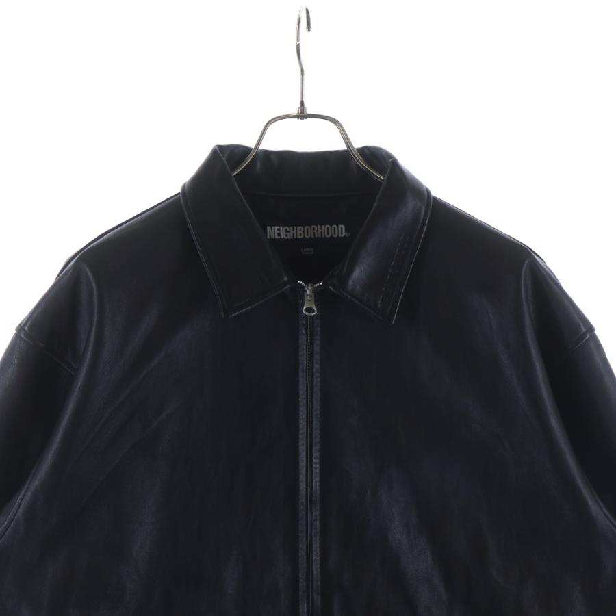 NEIGHBORHOOD（ネイバーフッド） 24AW LEATHER ZIP WORK JACKET レザー
