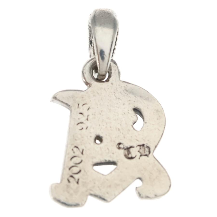 CHROME HEARTS クロムハーツ ALPHABET CHARM イニシャルチャーム A ネックレストップ シルバーの画像