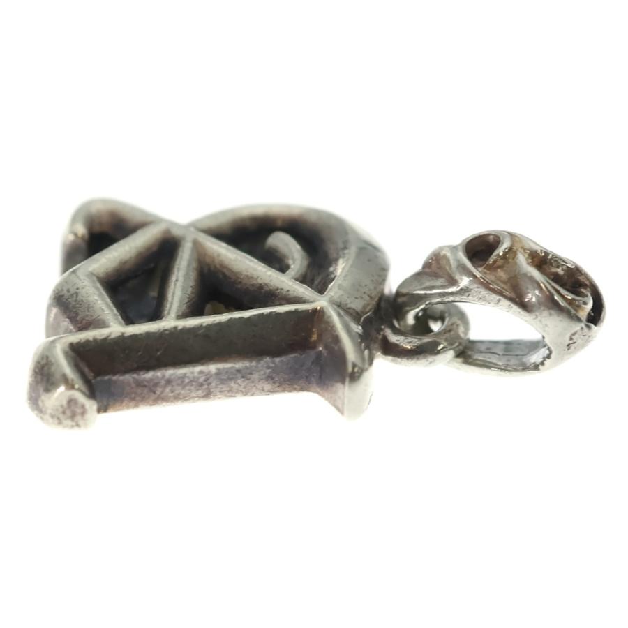 CHROME HEARTS クロムハーツ ALPHABET CHARM イニシャルチャーム A ネックレストップ シルバーの画像