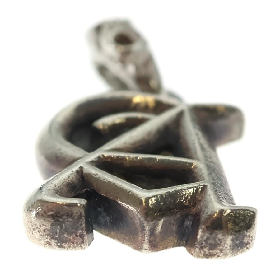 CHROME HEARTS クロムハーツ ALPHABET CHARM イニシャルチャーム A ネックレストップ シルバーの画像
