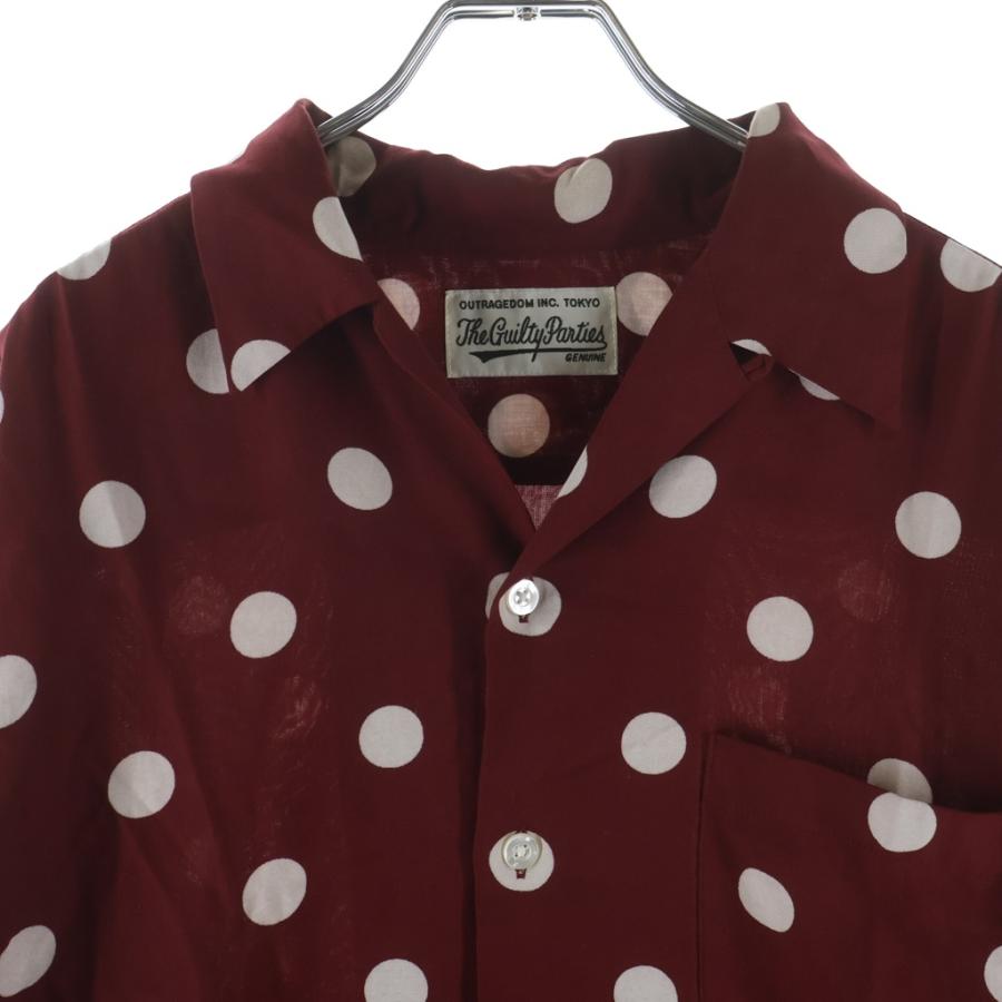 WACKO MARIA ワコマリア 　ドット オープンカラー シャツ 23SS WACKO MARIA（ワコマリア） 23SS DOTS OPEN COLLAR SHIRT ドット