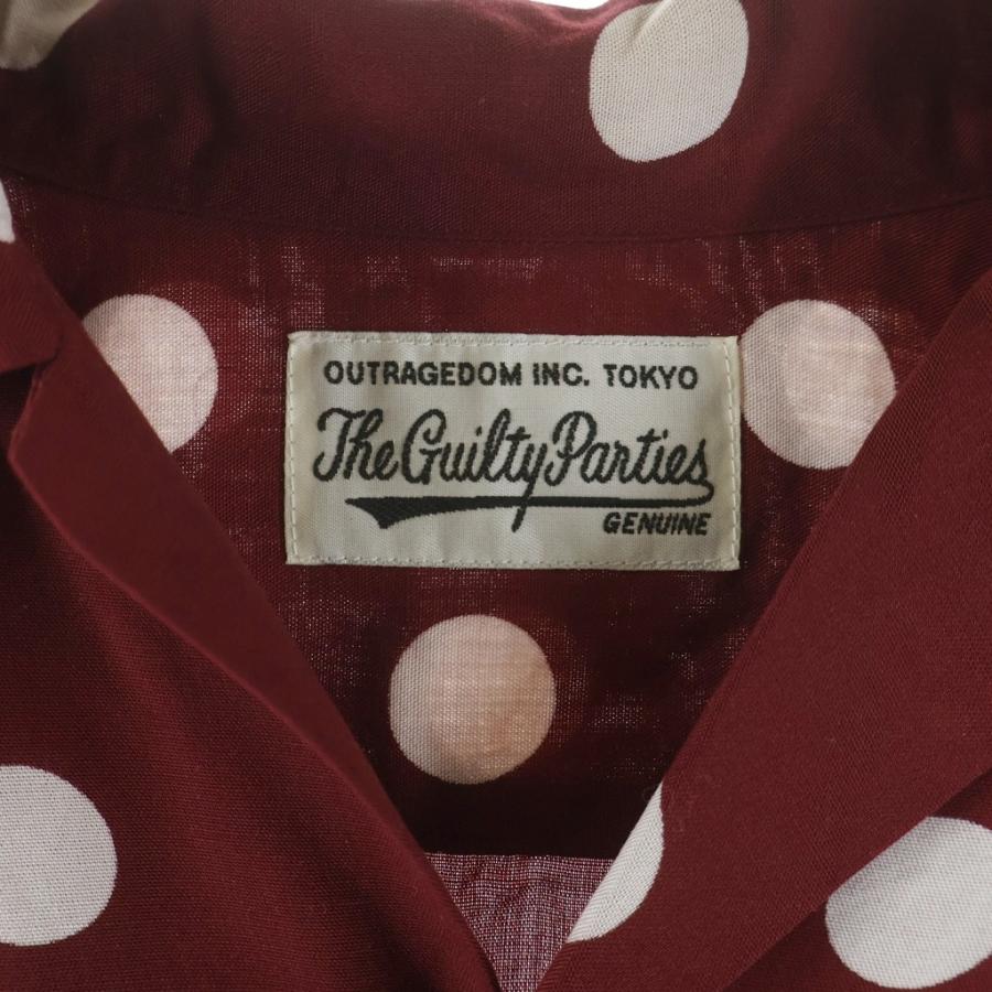 WACKO MARIA（ワコマリア） 23SS DOTS OPEN COLLAR SHIRT ドット