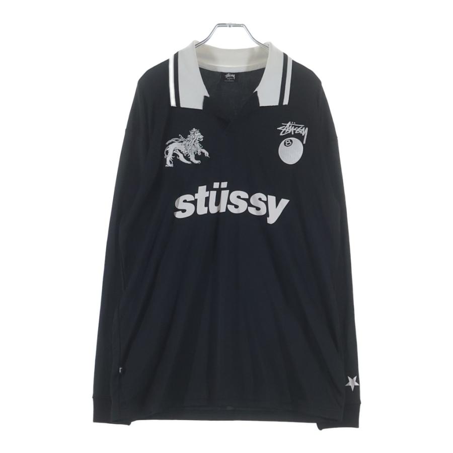 STUSSY（ステューシー） Australia football Polo Long Sleeve ロゴ