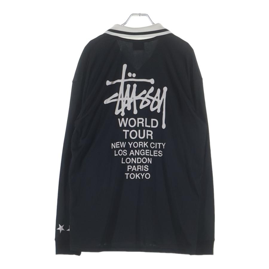 STUSSY（ステューシー） Australia football Polo Long Sleeve ロゴ