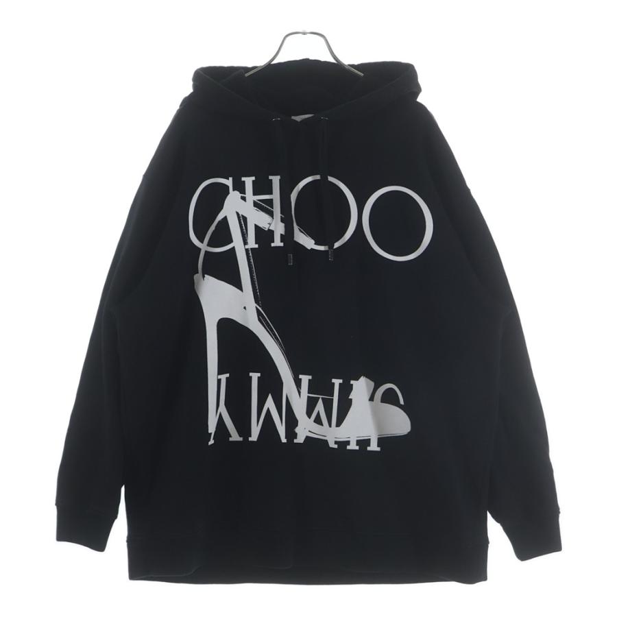 JIMMY CHOO（ジミーチュウ） ロゴプリント プルオーバー フーディー
