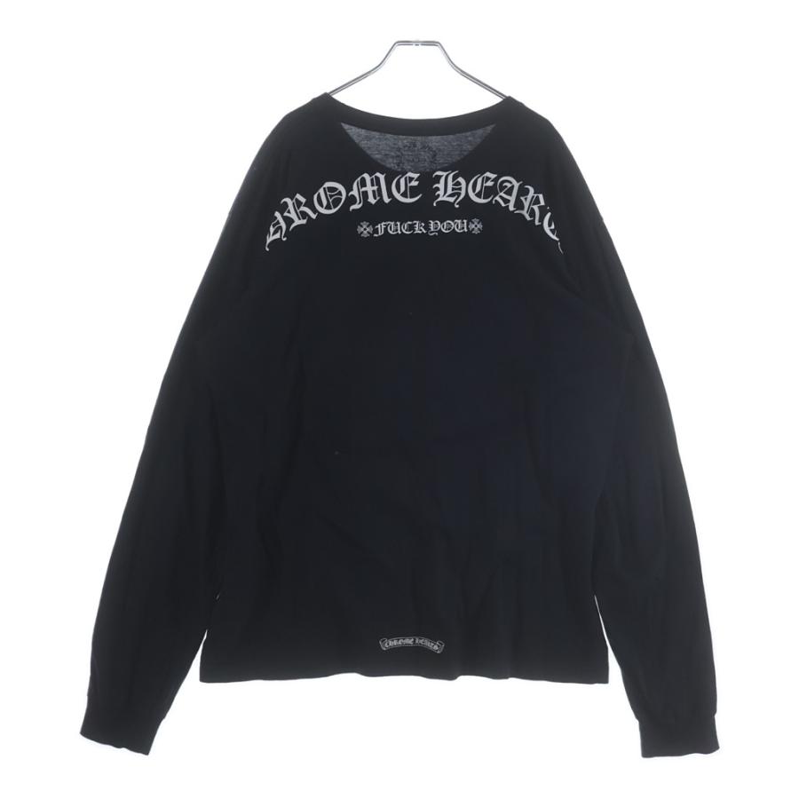 い*。様 【美品】CHROMEHEARTS USA クロムハーツ アーチロゴ 長 CHROME HEARTS（クロムハーツ） ARCH LOGO FUCH YOU アーチロゴ 長袖T