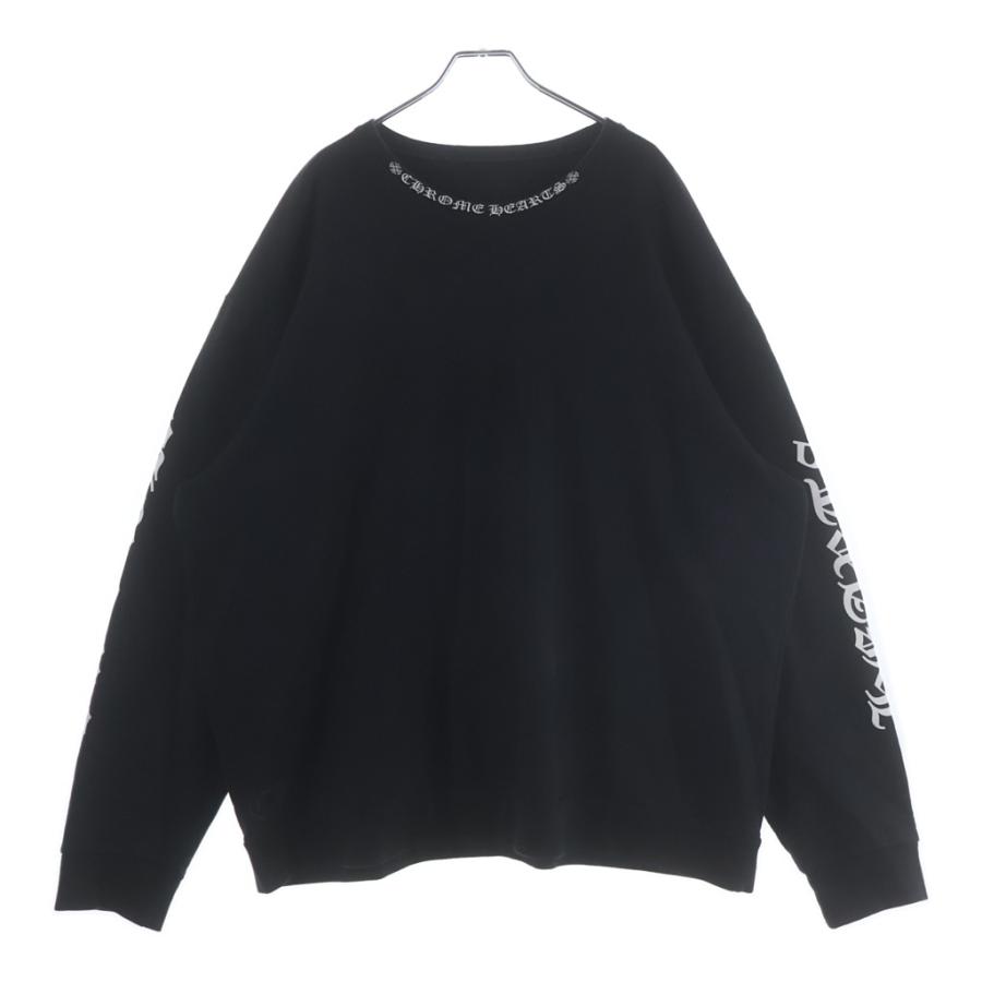 CHROME HEARTS ネックロゴ トレーナー CHROME HEARTS（クロムハーツ） Neck Logo Crewneck Sweatshirt