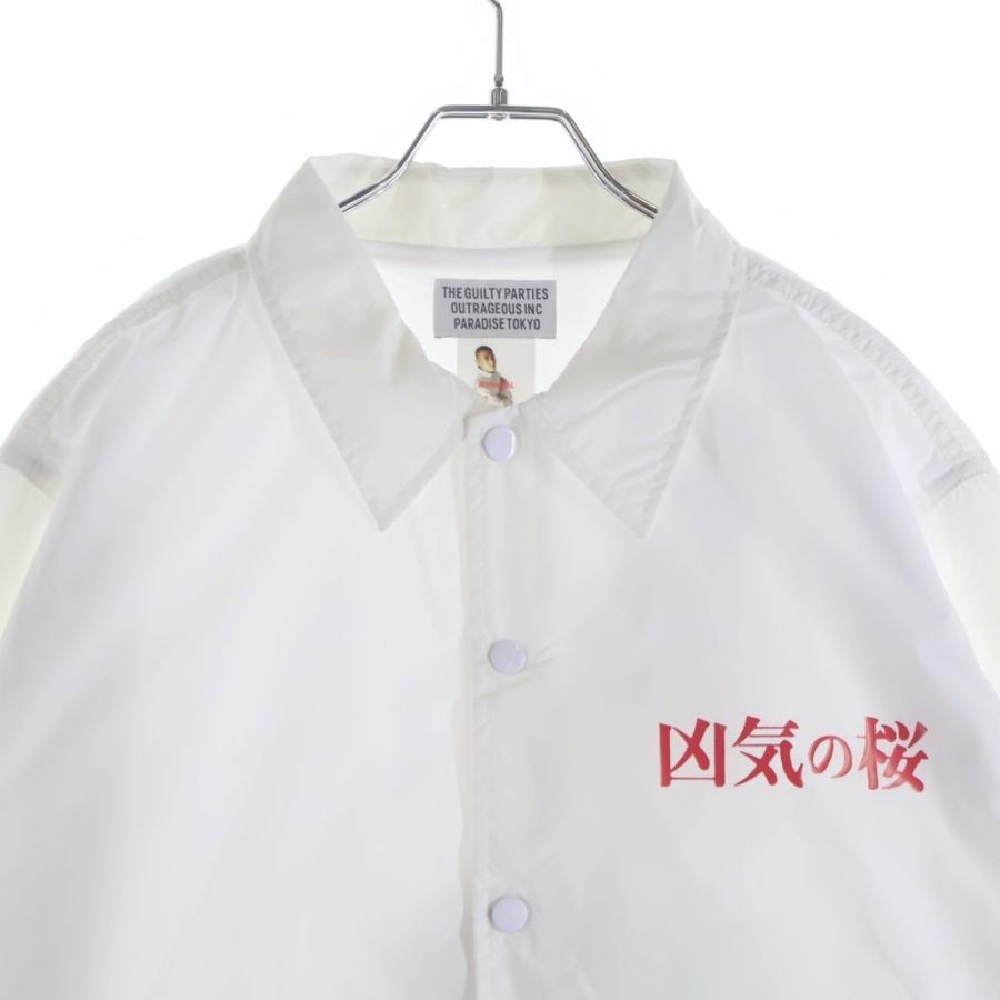 WACKO MARIA（ワコマリア） 22SS 凶気の桜 コーチ ジャケット ホワイト