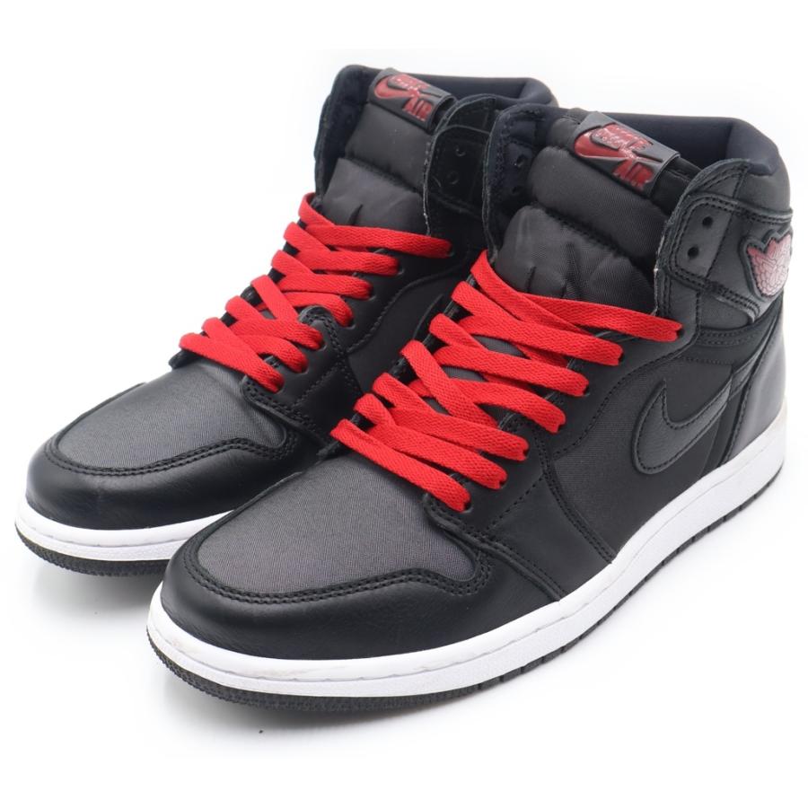 エアジョーダン　 ブラック/レッド ハイカット NIKE（ナイキ） AIR JORDAN 1 RETRO HIGH OG BLACK GYM RED エア