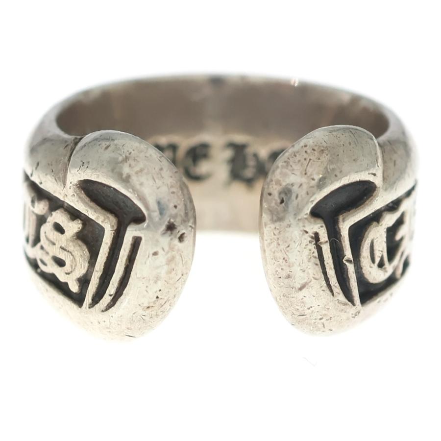 クロムハーツ スモールスクロールラベルリング 4.5号 CHROME HEARTS（クロムハーツ） SM SCROLL LABEL スモールスクロール