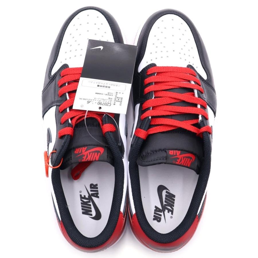 NIKE ナイキ AIR JORDAN 1 RETRO LOW OG BLACK TOE エアジョーダン1 レトロ ロー ブラックトゥ ローカットスニーカー ホワイト/ブラック/レッド US9/27cm CZ0790-106 NIKE（ナイキ） AIR JORDAN 1 RETRO LOW OG BLACK TOE エアジョーダン1
