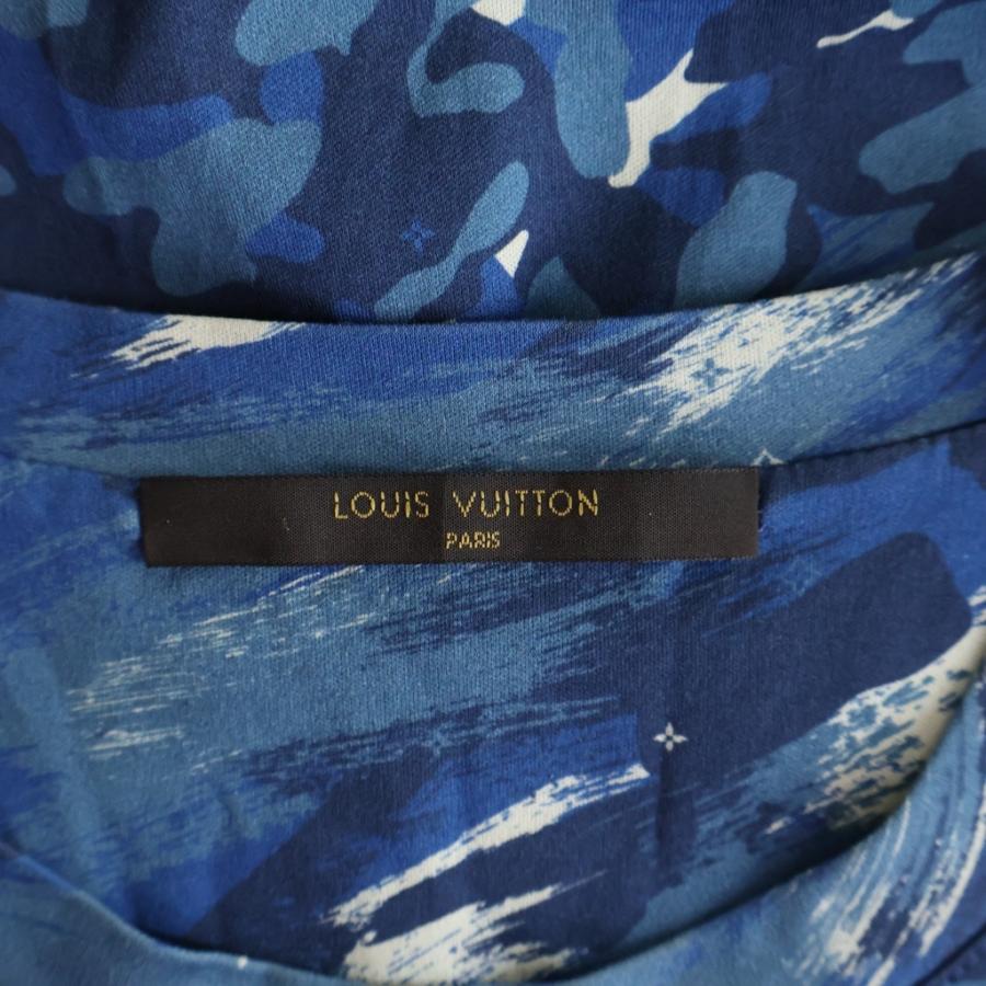 LOUIS VUITTON ルイ・ヴィトン/フロントロゴカモTシャツ刺繍/RM161 JOC H9Y74W/XL/ルイ・ヴィトン/Aランク/69【中古】 LOUIS VUITTON（ルイ・ヴィトン） 16SS カモフラージュ ロゴ 半袖