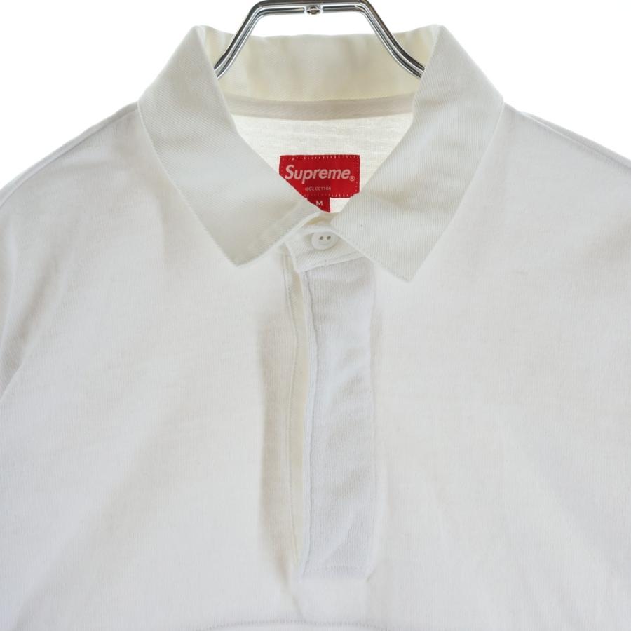 Supreme（シュプリーム） 15AW Team Rugby 長袖 ラガーシャツ ホワイト