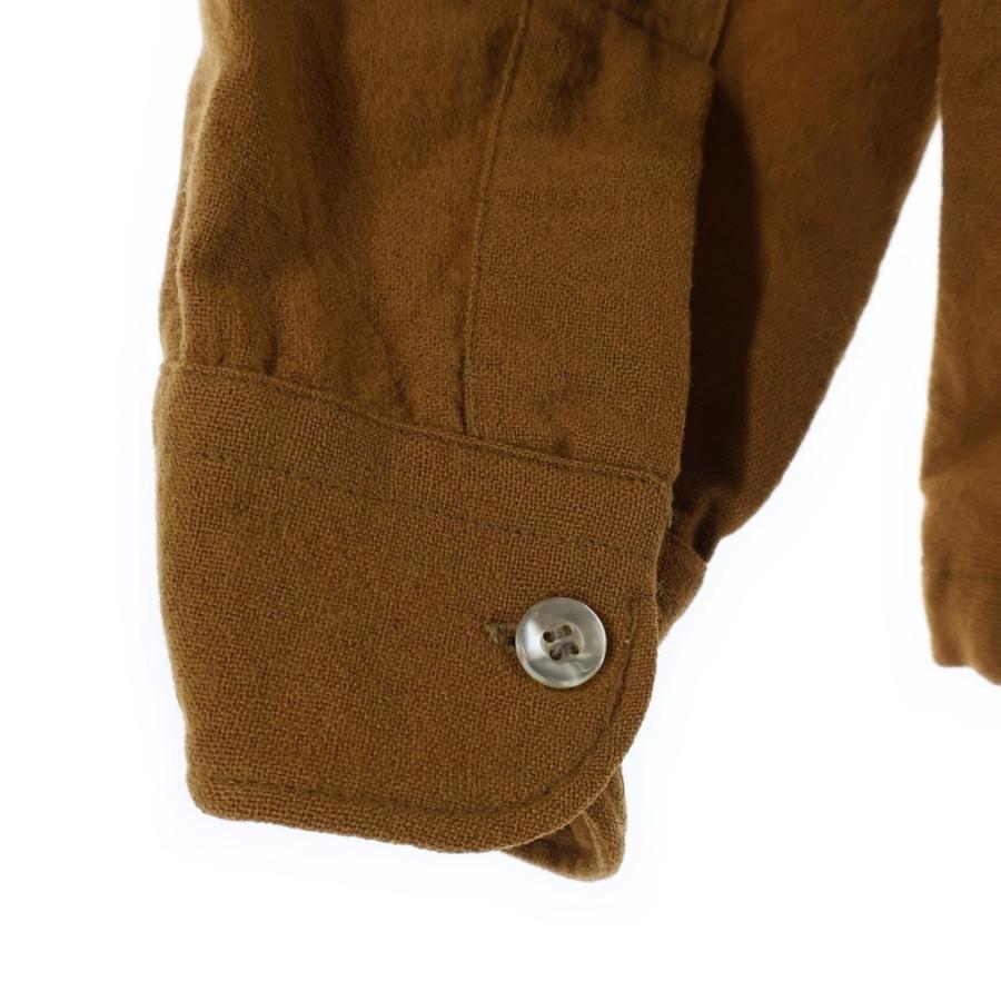 PENDLETON ペンドルトン 70s VINTAGE ヴィンテージ ウール オープンカラー 長袖シャツ ブラウン PENDLETON（ペンドルトン） 70s VINTAGE ヴィンテージ ウール オープン