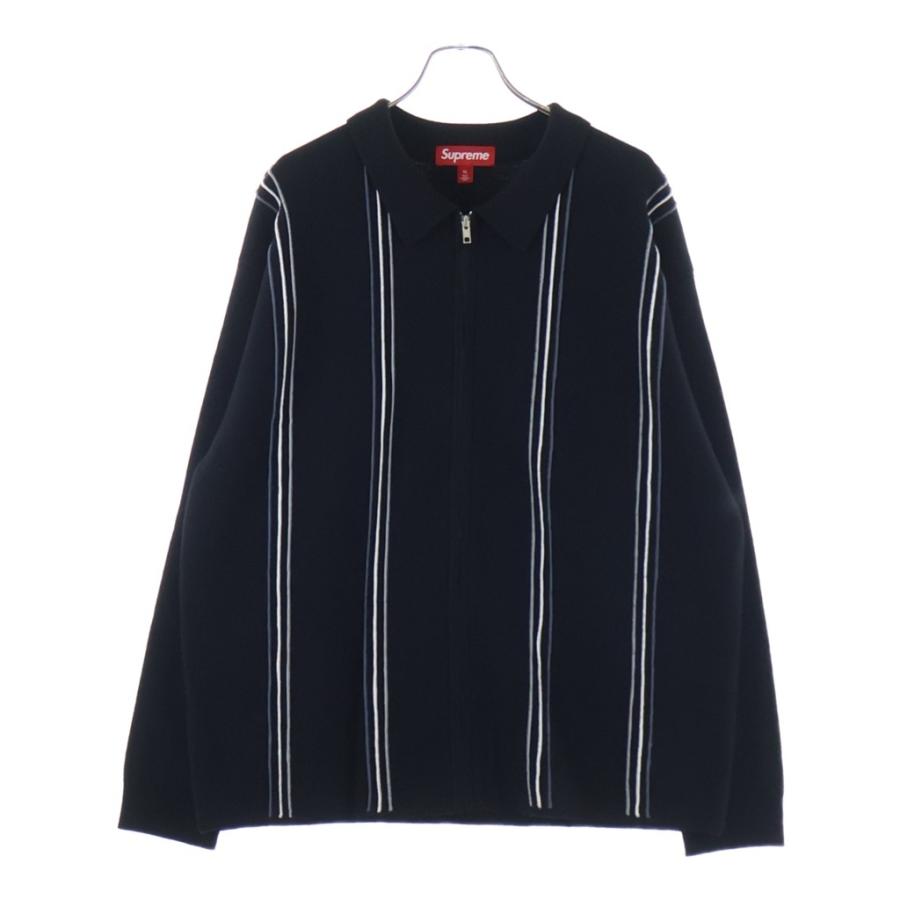 Supreme 25AW ストライプジップアップポロセーター Supreme（シュプリーム） 25AW Stripe Zip Up Polo Sweater ジップ