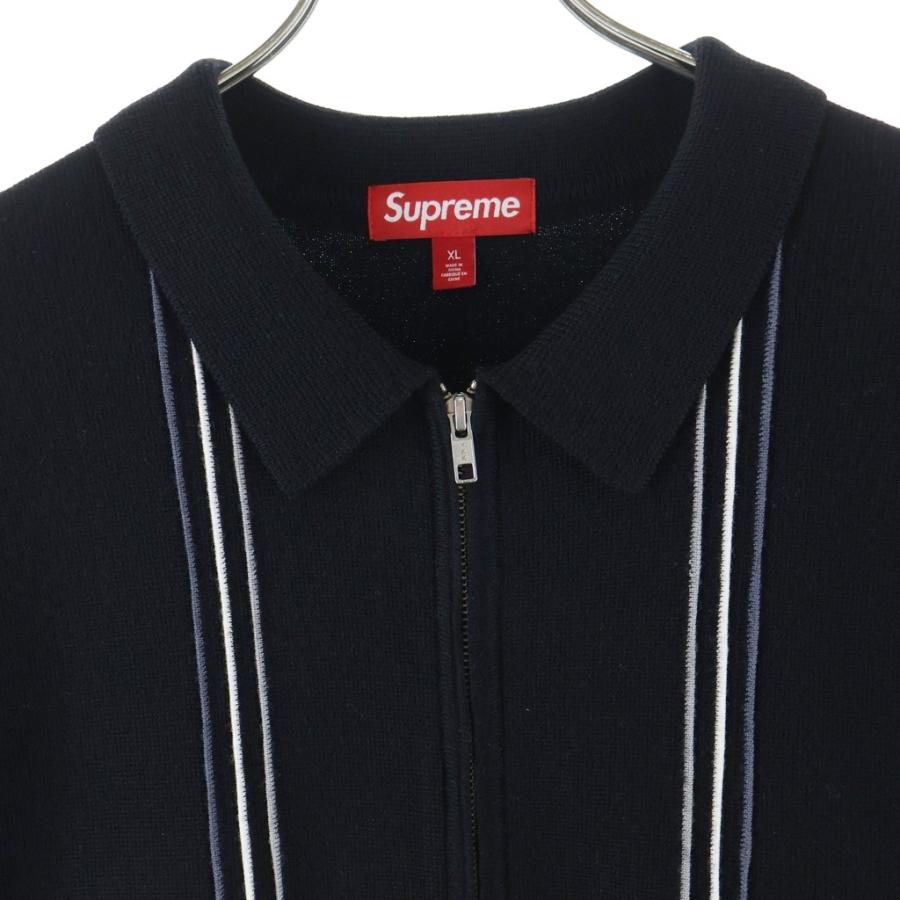 Supreme 25AW ストライプジップアップポロセーター Supreme（シュプリーム） 25AW Stripe Zip Up Polo Sweater ジップ