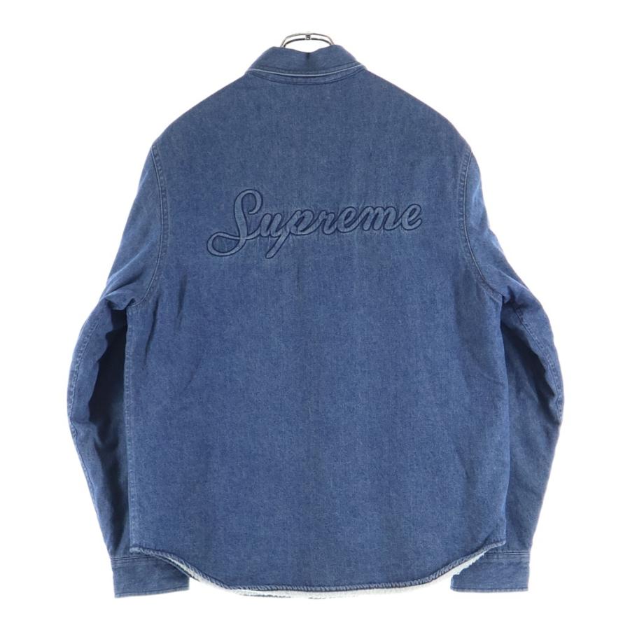 Supreme（シュプリーム） 18AW Sherpa Lined Denim Shirt 裏地ボア
