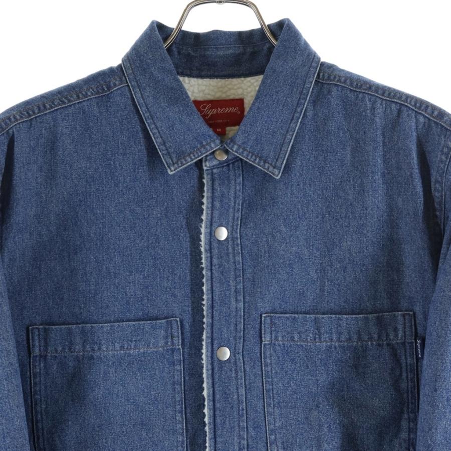 Supreme（シュプリーム） 18AW Sherpa Lined Denim Shirt 裏地ボア