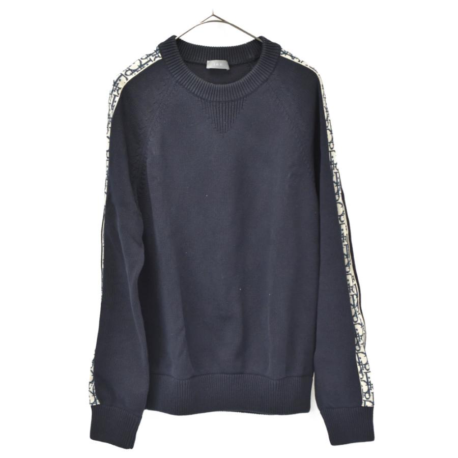 DIOR (ディオール) 21AW オブリークサイドラインクルーネックニット 