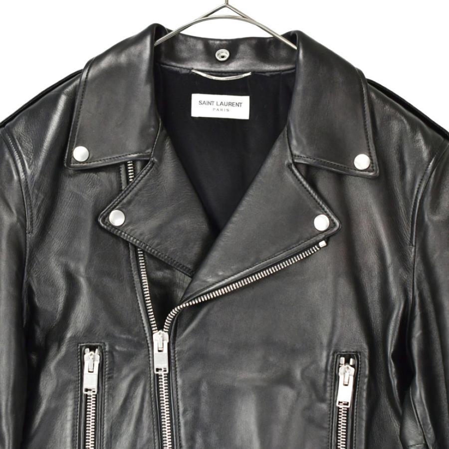 サンローラン L01 クラシックモーターサイクルライダースレザー  