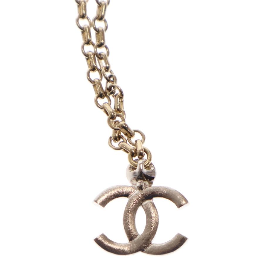 CHANEL シャネル ココマーク ラインストーン×GP シルバー CHANEL シャネル ココマーク ラインストーン×GP シルバー