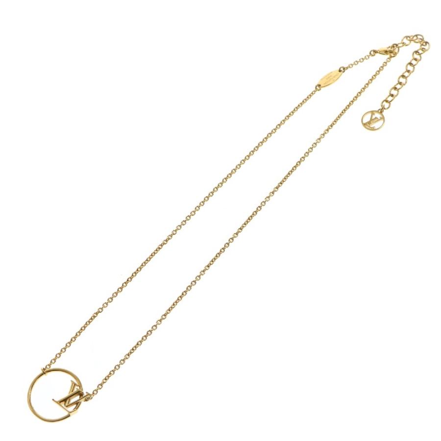 ルイヴィトン ネックレス コリエ LV エクリプス ゴールド LOUIS VUITTON ルイヴィトン ネックレス レディース コリエ・LV