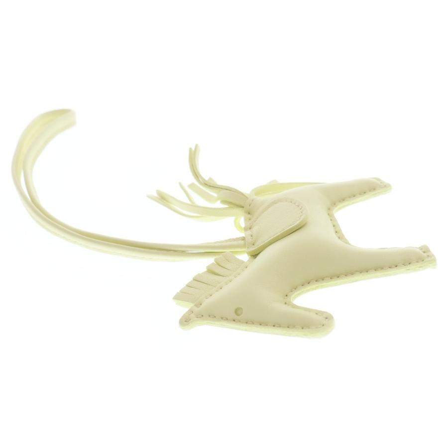 HERMES エルメス ロデオチャーム PM レザー ジョーヌミルトン イエロー