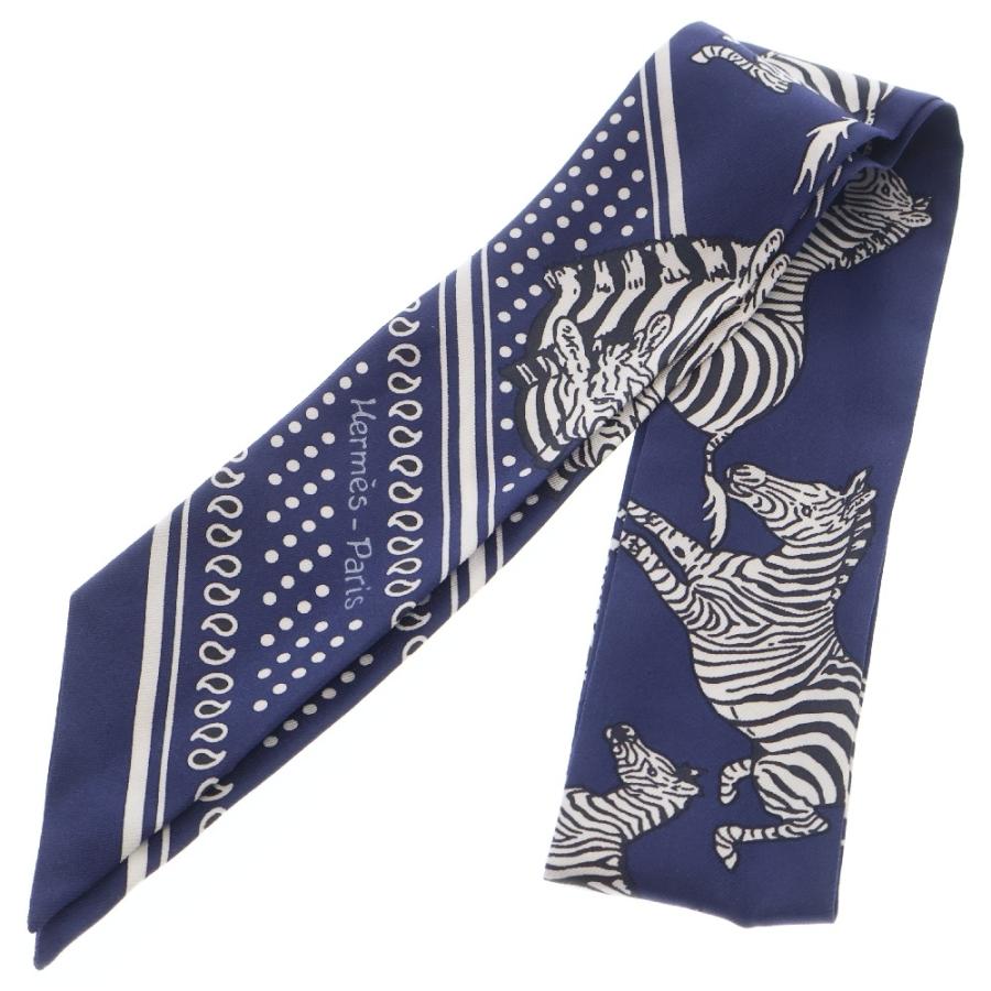 HERMES エルメス Les Zebres Bandana ゼブラ アニマル柄 HERMES エルメス Les Zebres Bandana ゼブラ アニマル柄