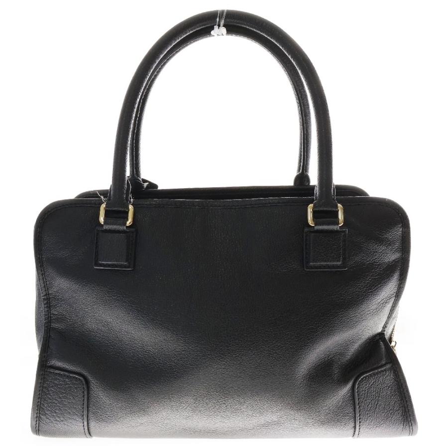 LOEWE（ロエベ） アマソナ35 ハンドバッグ ブラック レザー ゴールド