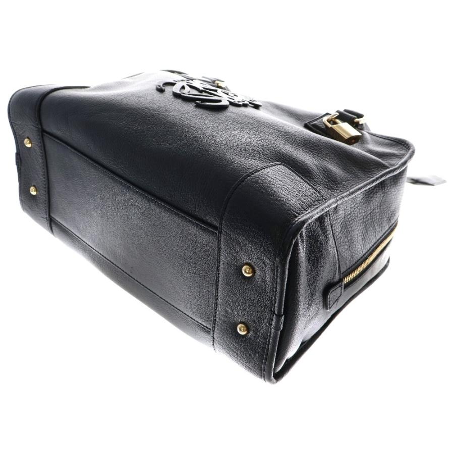 最終価格！LOEWE ロエベ アマソナ35 ハンドバッグ バイカラー カデナ LOEWE（ロエベ） アマソナ35 ハンドバッグ ブラック レザー ゴールド