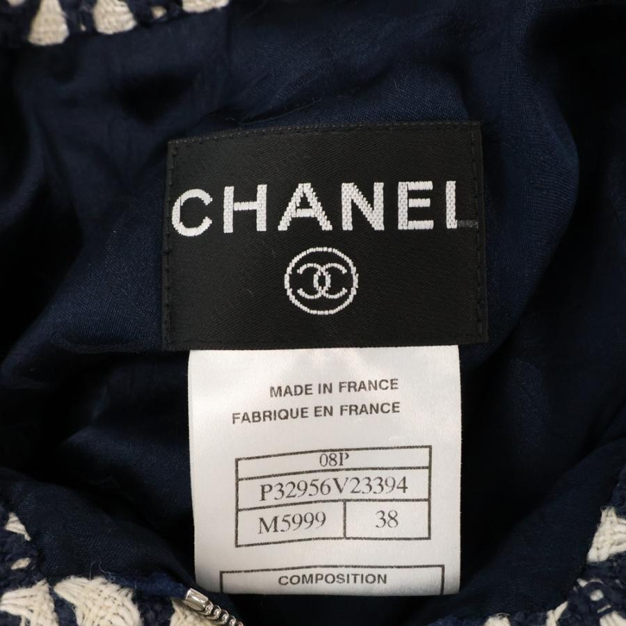 CHANEL（シャネル） 08SS ツイードジップアップジップコート 