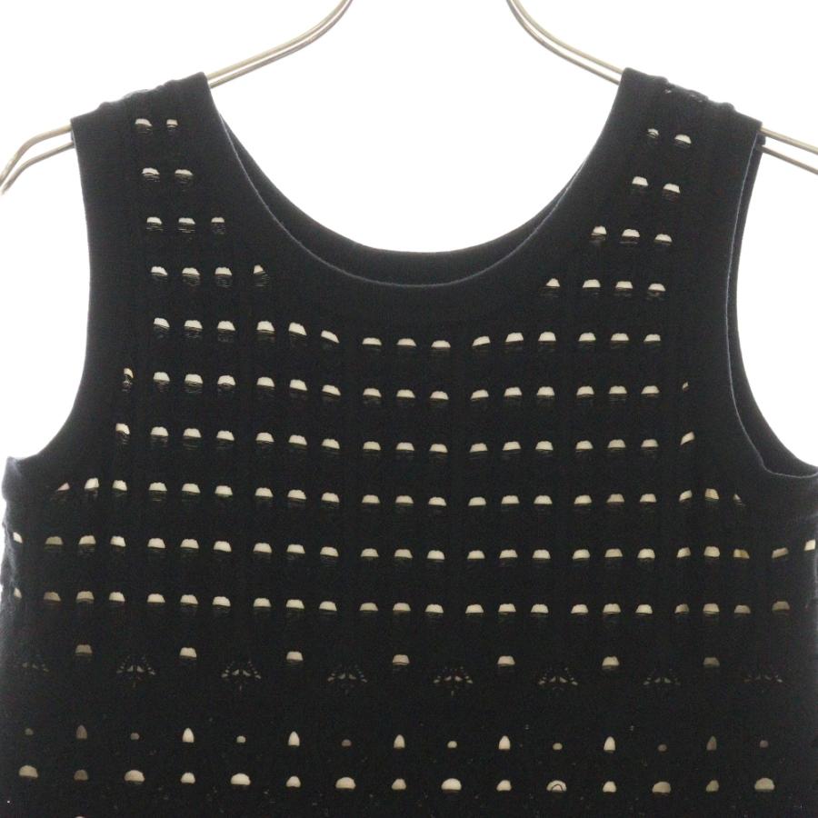 CHANEL（シャネル） ココマーク レース編み ノースリーブワンピース