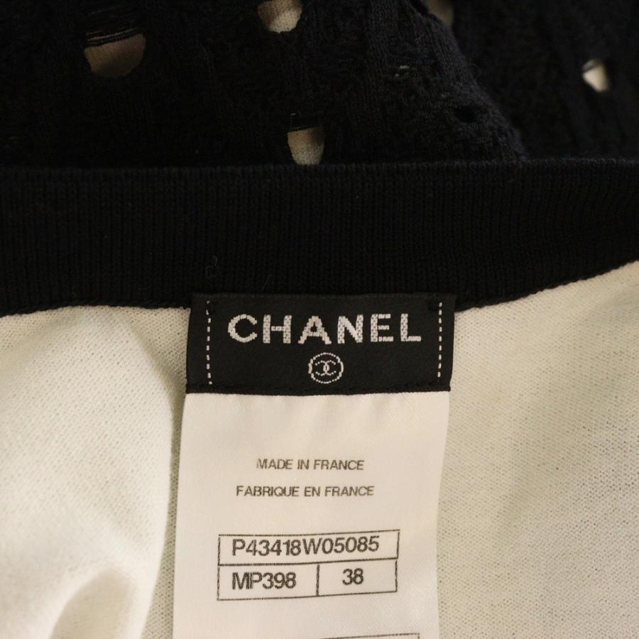 CHANEL（シャネル） ココマーク レース編み ノースリーブワンピース