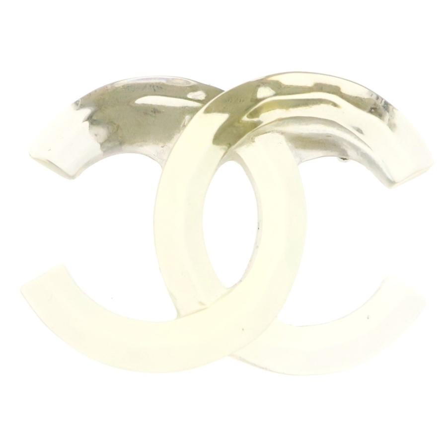 CHANEL（シャネル） ココマーク ロゴ アクリル ブローチ クリア 02P