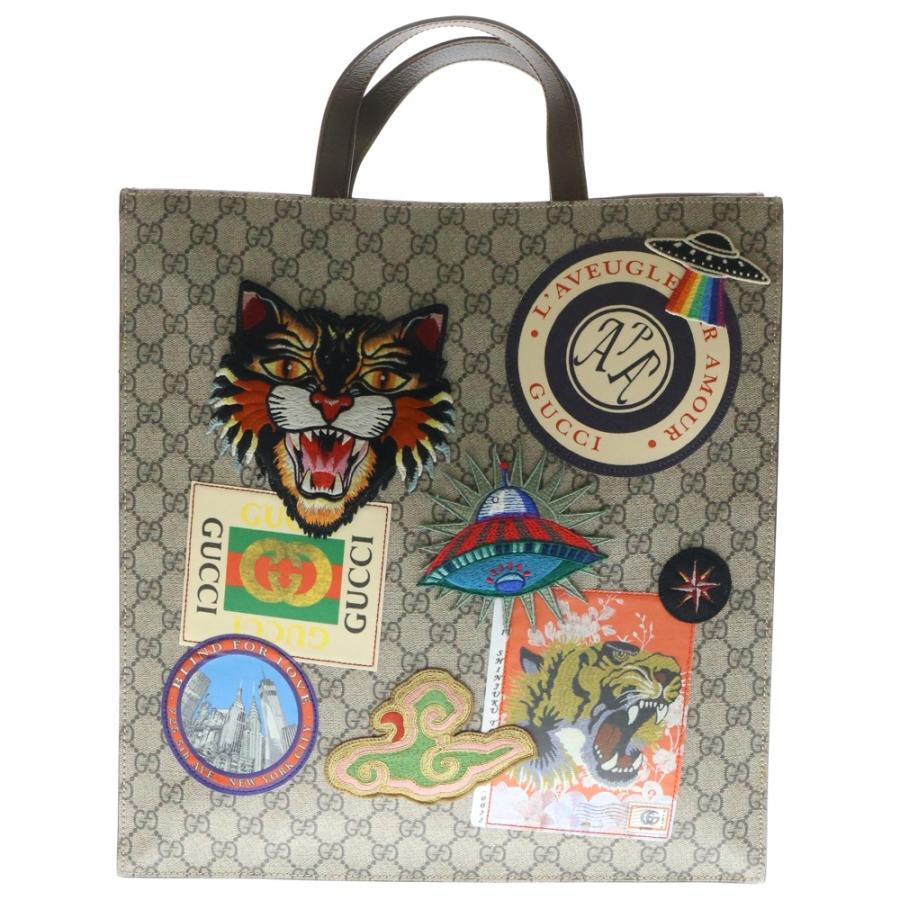GUCCI（グッチ） クーリエ GGスプリーム トートバッグ エンブロイ