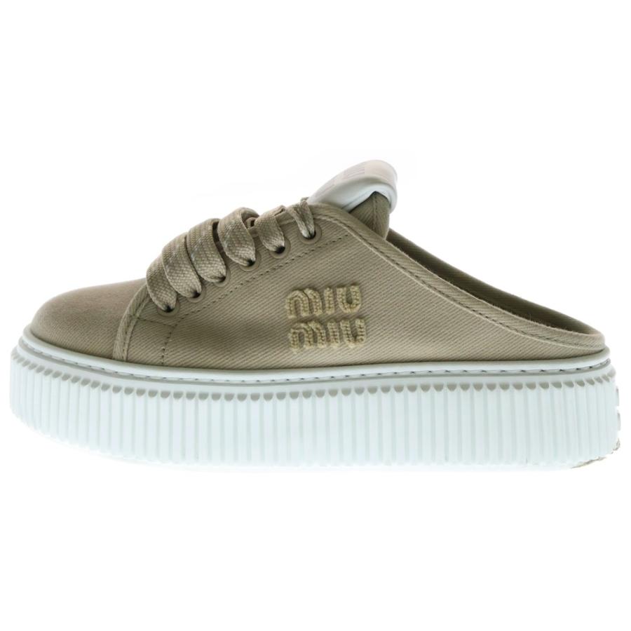 miumiu ミュウミュウ デニム スニーカー ミュール サンダル 35 1/2