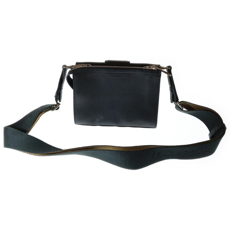 フェンディ　ダブルバケット FENDI（フェンディ） ダブルバケットバッグ ブラック レザー