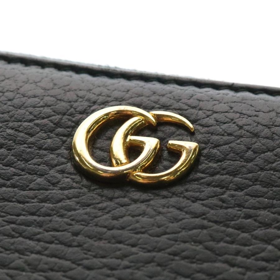 GUCCI グッチ GGマーモント ラウンドファスナー長財布 ロング