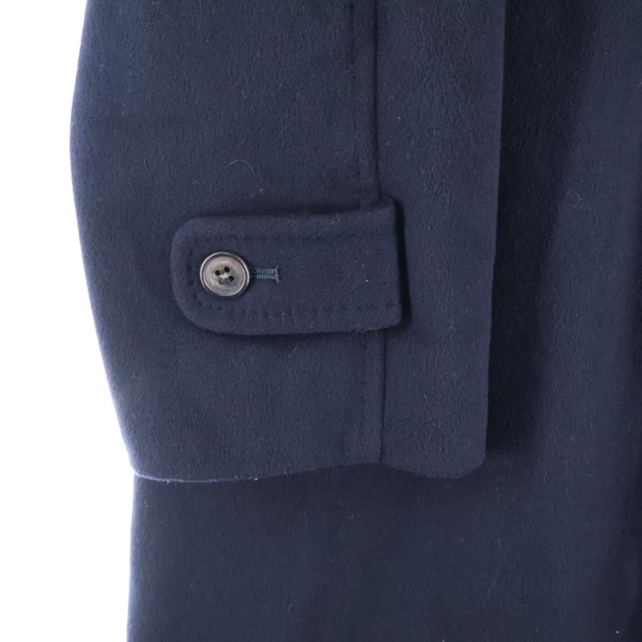 DURBAN ダーバン カシミヤ ウール メルトン ステンカラー ロング