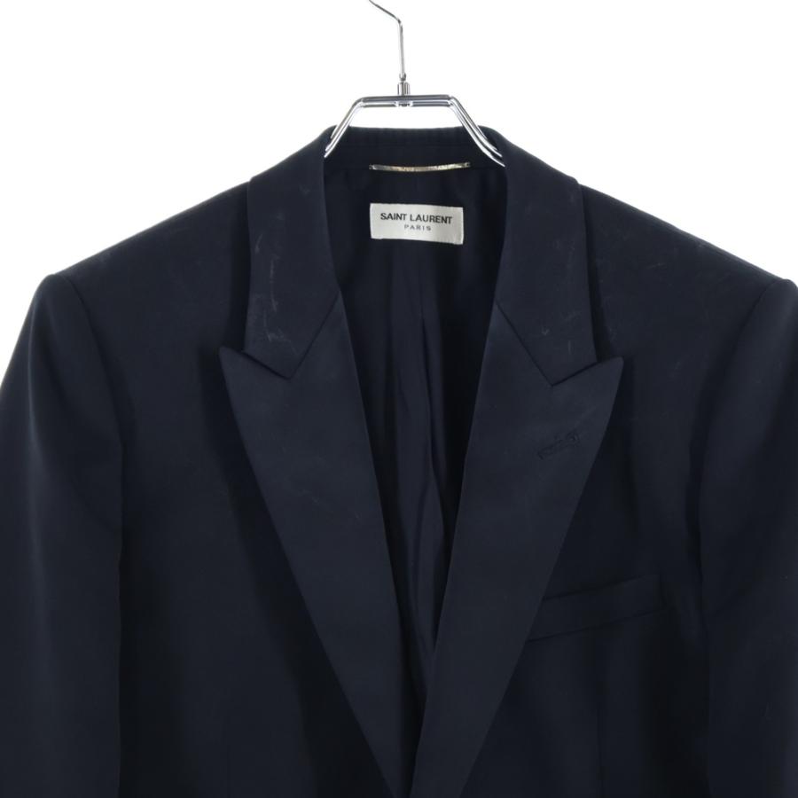 SAINT LAURENT サンローランパリ メタルボタンジャケットネイビー50 SAINT LAURENT サンローランパリ メタルボタンジャケットネイビー50