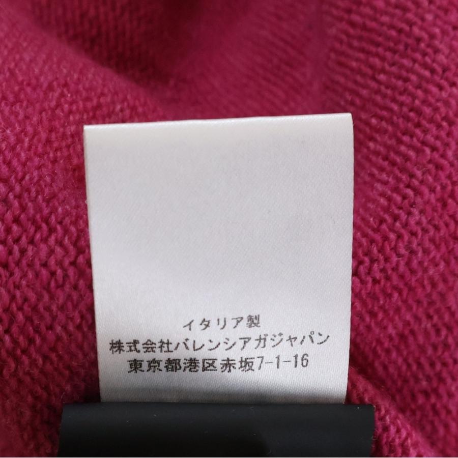 BALENCIAGA（バレンシアガ） 18AW ロゴ刺繍 カシミヤ混 ウール