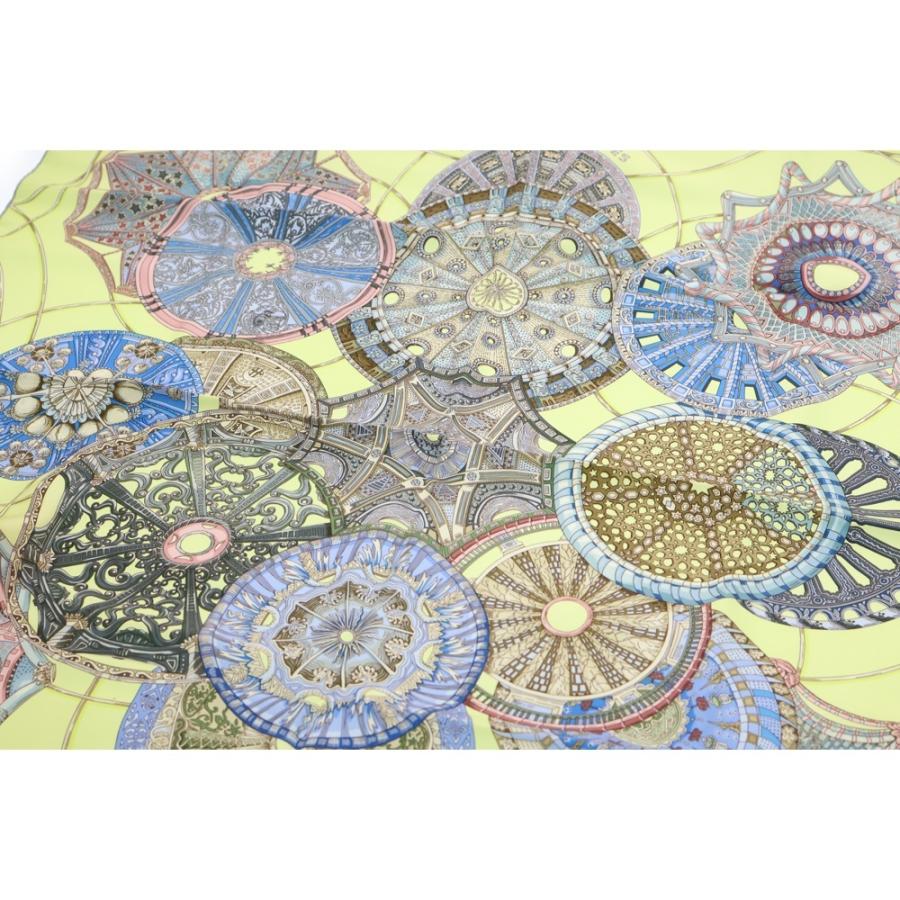 HERMES エルメス スカーフ カレ les domes celestes HERMES（エルメス） カレ90 LES DOMES CELESTES マルチカラー シルク