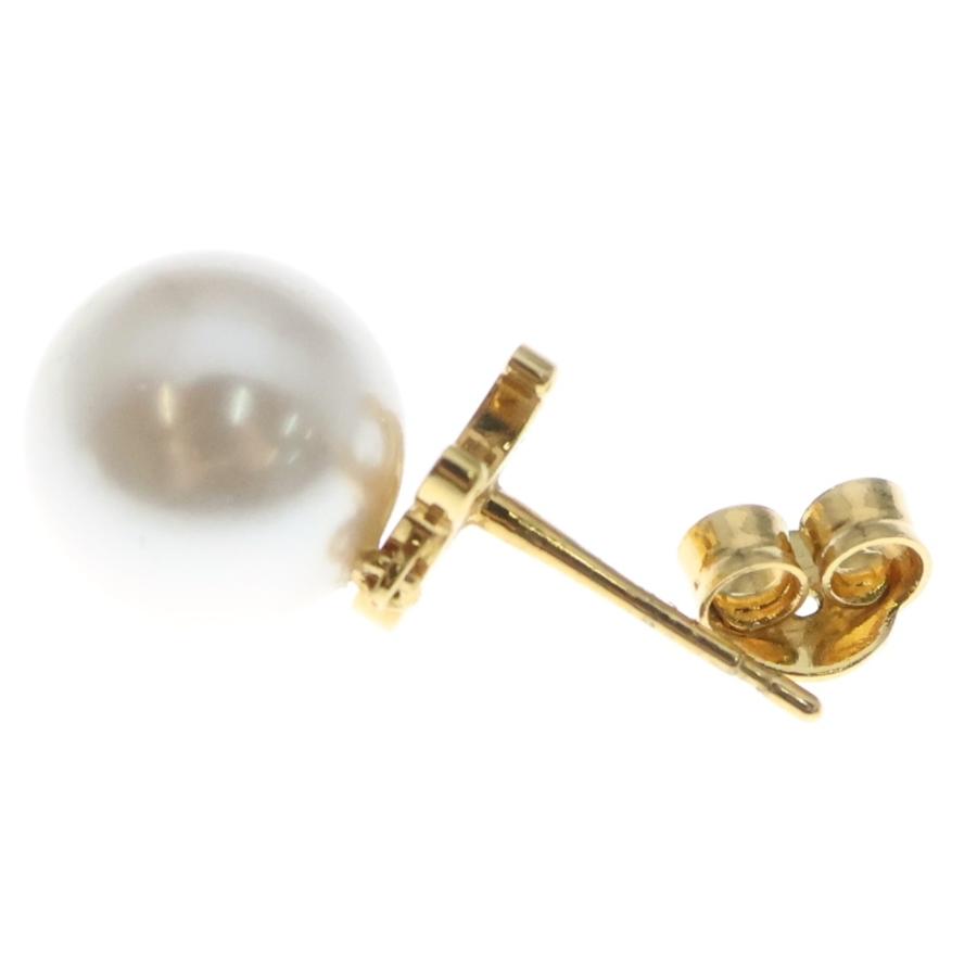 CELINE（セリーヌ） トリオンフ グラス パール ピアス ゴールド GP