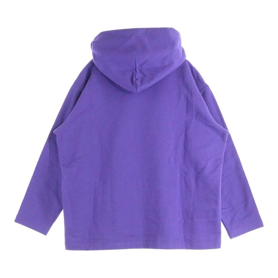 BALENCIAGA バレンシアガ ラインストーン プルオーバースウェットパーカー フーディー パープル 670946 BALENCIAGA（バレンシアガ） ラインストーン プルオーバースウェット